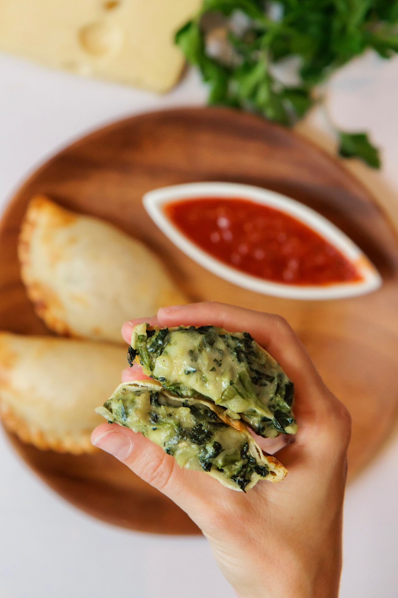 Spinach and Provolone