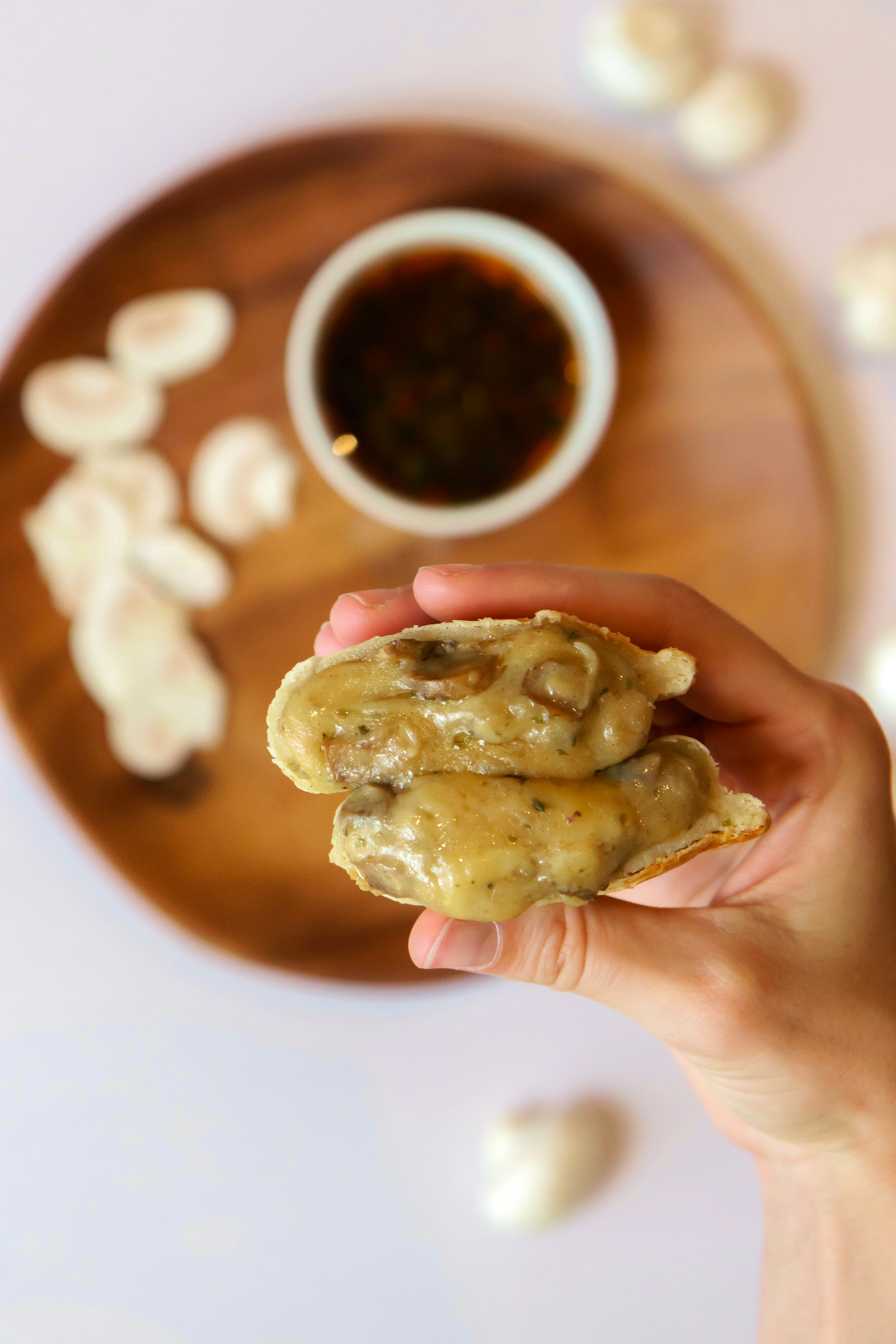Mushroom, Cheese and Onion